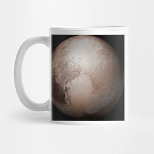 Pluto from space, illustration (C026/9673) Mug